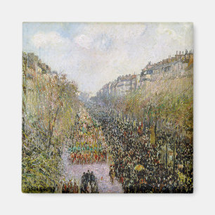Íman Pissarro - Boulevard Montmartre, Mardi Gras