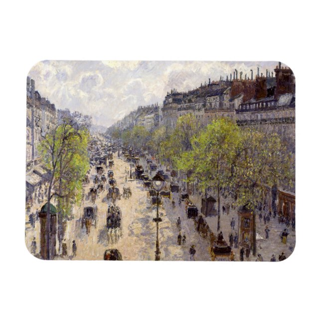 Íman Pissarro - Boulevard Montmartre, Primavera (Horizontal)