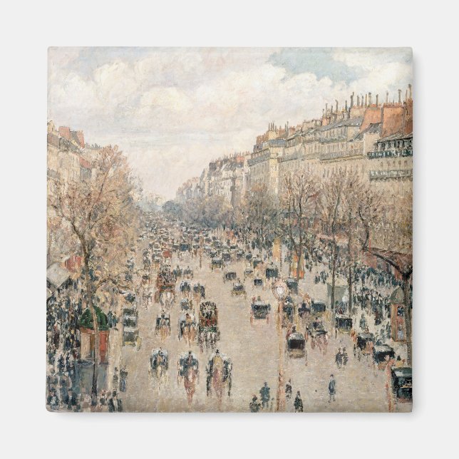 Íman Pissarro - Boulevard Montmartre, Sol da Tarde (Frente)