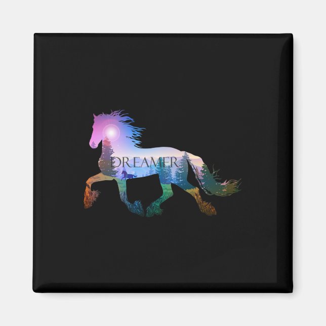 Íman Pista de Cavalo Andando de Cavalo (Frente)