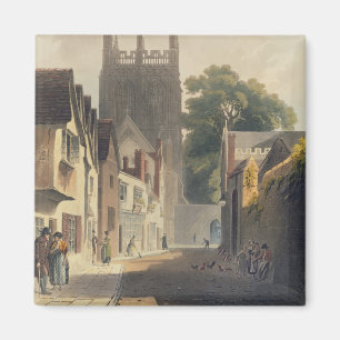 Íman Pista do Magpie, Oxford, ilustração 'do Histor