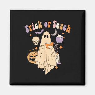 Íman Pista Ou Ensino Pêssego Professora De Halloween