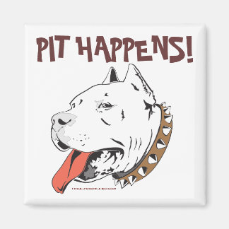 Íman Pit Acontece Engraçado Touro Terrier Magnet