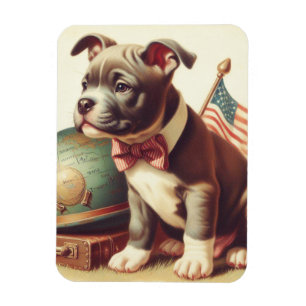 Íman Pit Bull Terrier Painting