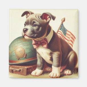Íman Pit Bull Terrier Painting