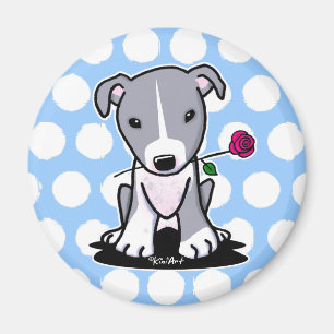 Íman Pitbull com Flor