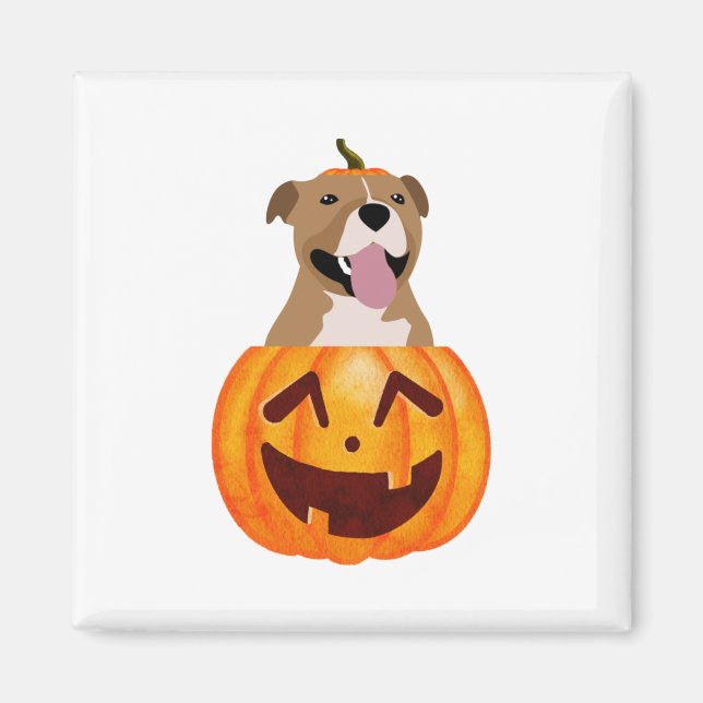Íman Pitbull Halloween (Frente)