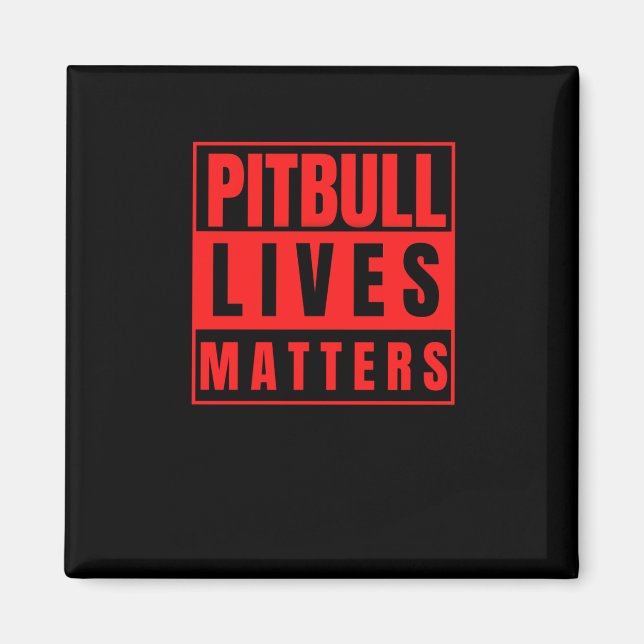 Íman Pitbull Livres - Pitbull Stuff Dog Lover Sticker (Frente)