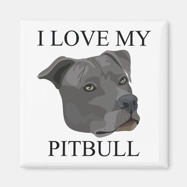Íman PITBULL Love! (Frente)