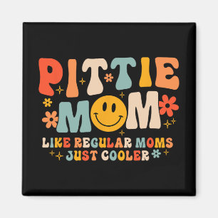 Íman Pittie Mãe Pitbull Mãe Cachorro Dia de as mães