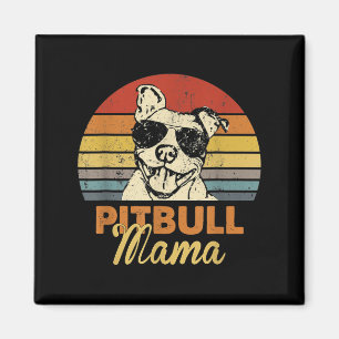 Íman Pittie Mama Pitbull Cachorro Mãe Dia de as mães En