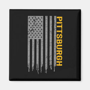 Íman Pittsburgh Estados Unidos Bandeira Patriótica Amer