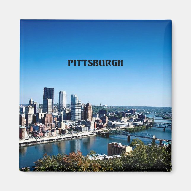 Íman Pittsburgh, Foto do horizonte da Pensilvânia (Frente)