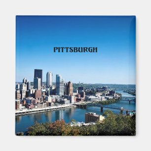 Íman Pittsburgh, fotografia no horizonte da Pensilvâni