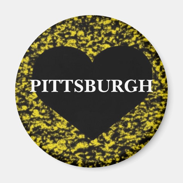 Íman Pittsburgh Heart (Frente)