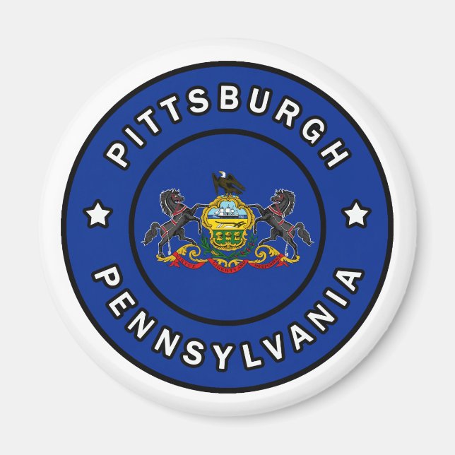 Íman Pittsburgh Pensilvânia (Frente)