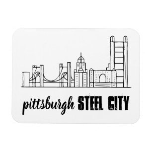 Íman Pittsburgh Skyline