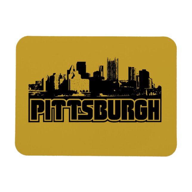 Íman Pittsburgh Skyline (Horizontal)
