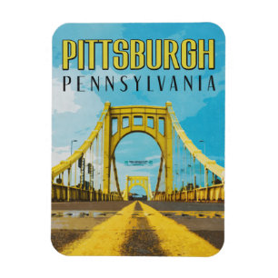 Íman Pittsburgh, Viagens vintage da ponte amarela PA