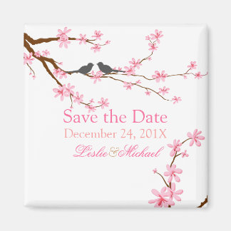 Íman PixDezines Cherry Blossom+aves de amor