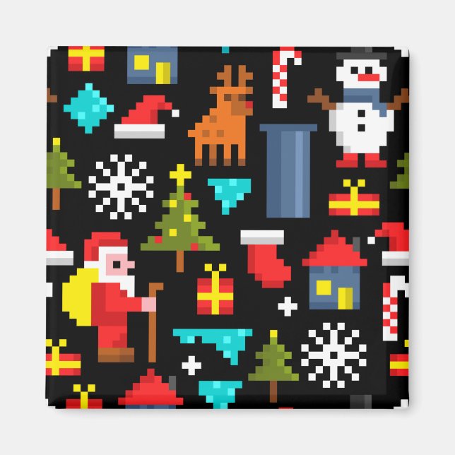 Íman Pixel Natal (Frente)