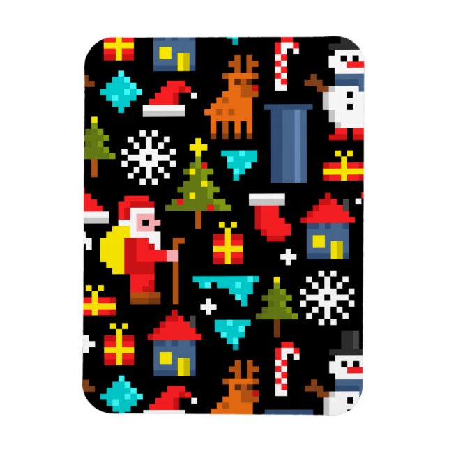 Íman Pixel Natal (Vertical)