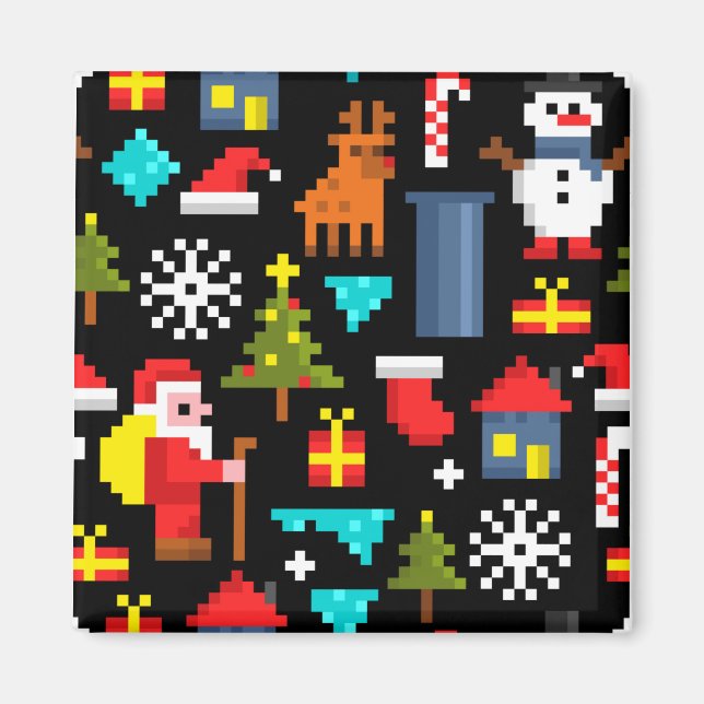 Íman Pixel Natal (Frente)