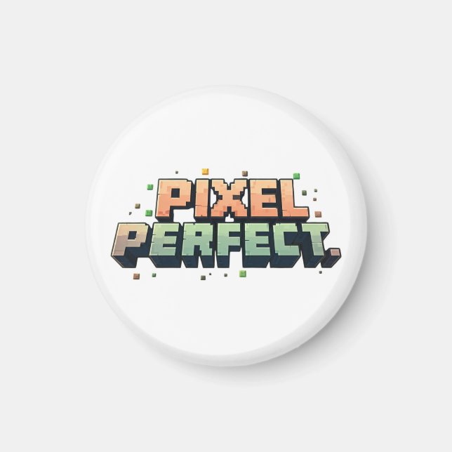 Íman Pixel Perfeito (Frente)