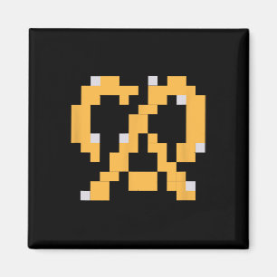 Íman Pixel Pretzel Jogo de Vídeo dos Anos 80 Fantasia d