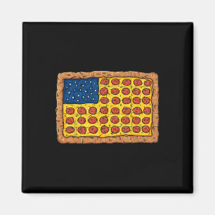 Íman Pizza American Flag 4 De Julho, Comida Boys Girl