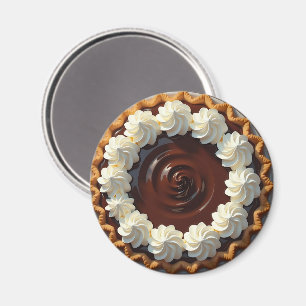 Íman Pizza de chocolate com creme chicotado