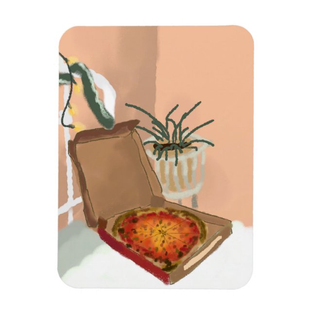 Íman Pizza de Natal (Vertical)