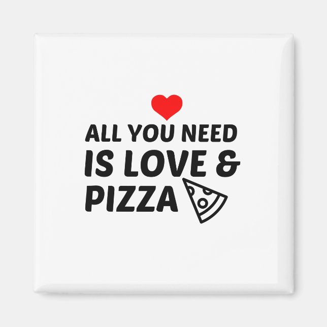 ÍMAN PIZZA E AMOR (Frente)