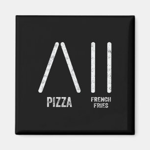 Íman Pizza E Batatas Fritas Esqui Estilo - Esqui Divert
