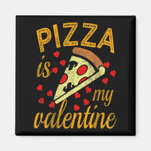 Íman Pizza É Meu Namorado Camiseta Engraçada Do Dia Dos