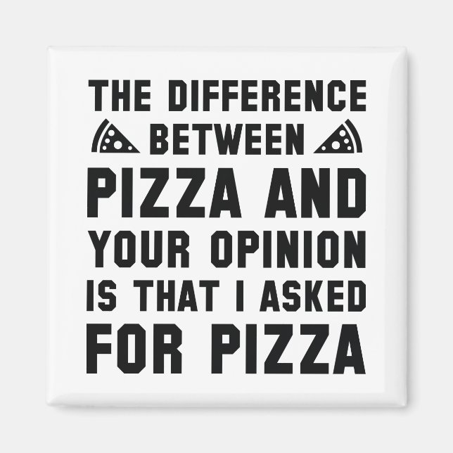 Íman Pizza E Sua Opinião (Frente)