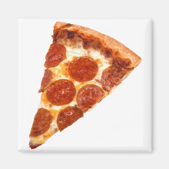Íman Pizza Fatiada SlipperyJoe's pepperoni queijo delic (Frente)