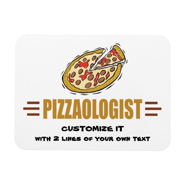 Íman Pizza Personalizada (Horizontal)