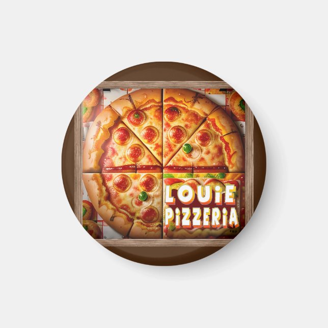 Íman Pizza Pizzeria Design (Frente)