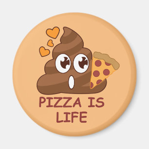 Íman Pizza Poop Life