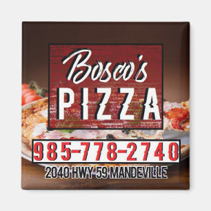 Íman Pizza quadrada do ímã de Bosco