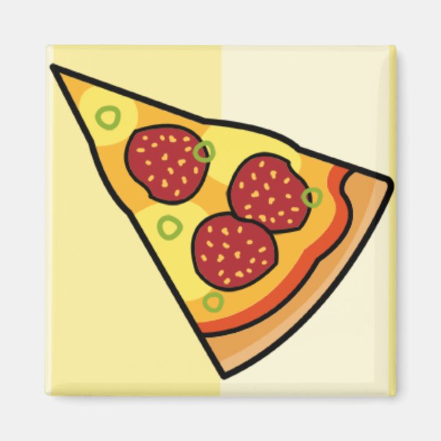 Íman Pizza Slice (Frente)