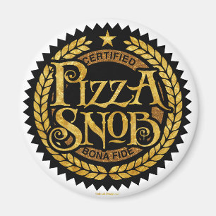 Íman Pizza Snob - amante de pizza engraçado