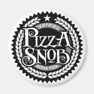 Íman Pizza Snob - amante de pizza engraçado