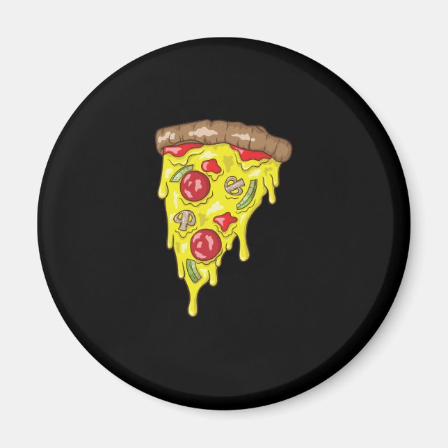 Íman Pizza Stück Salami (Frente)