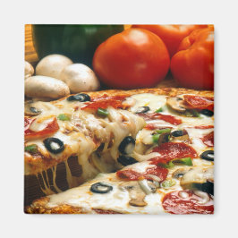 Íman Pizza Tomates Cogumelos Azeitona Queijo