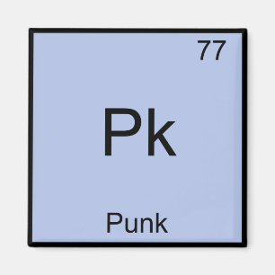 Íman Pk - Símbolo De Elemento De Química Engraçado -