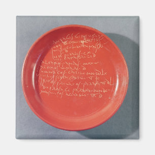 Íman Placa com texto celta, ø-ò século