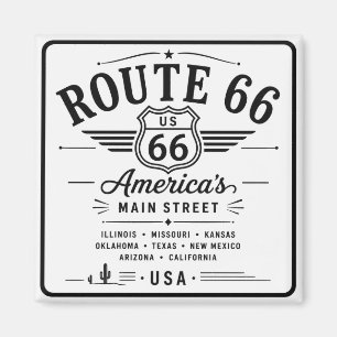 Íman Placa da Rodovia Americana Route 66