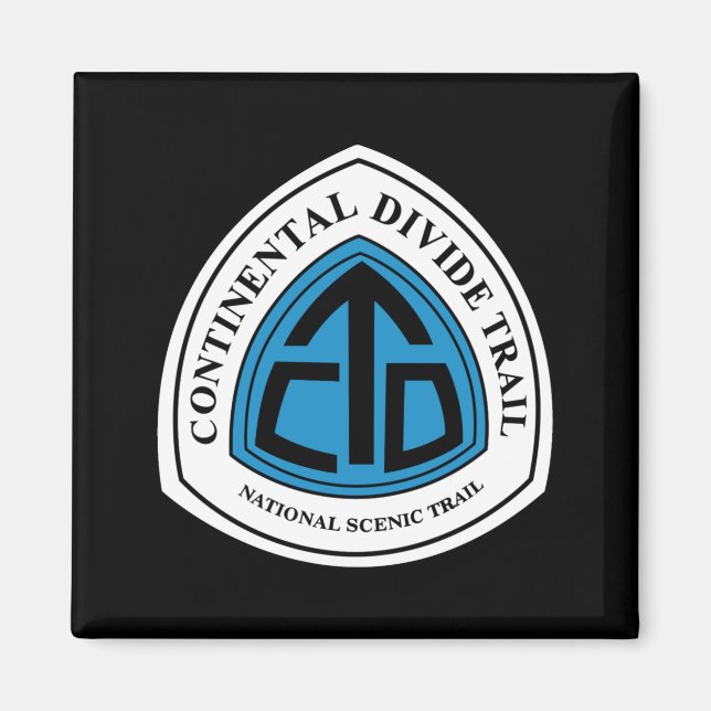 Íman Placa da Trilha da Divisa Continental EUA _1 (Frente)